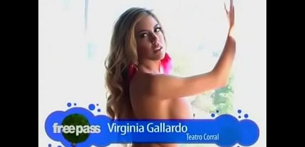  Virginia Gallardo modelo argentina topless backstage